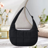 Maxbell Underarm Bag Multifunctional Leisure Shoulder Bag for Holiday Travel Working Black