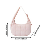 Maxbell Underarm Bag Multifunctional Leisure Shoulder Bag for Holiday Travel Working Pink