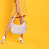 Maxbell Underarm Bag Multifunctional Leisure Shoulder Bag for Holiday Travel Working Pink