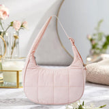 Maxbell Underarm Bag Multifunctional Leisure Shoulder Bag for Holiday Travel Working Pink