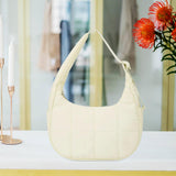 Maxbell Underarm Bag Multifunctional Leisure Shoulder Bag for Holiday Travel Working Beige