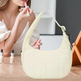 Maxbell Underarm Bag Multifunctional Leisure Shoulder Bag for Holiday Travel Working Beige