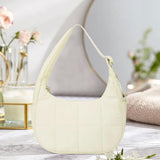 Maxbell Underarm Bag Multifunctional Leisure Shoulder Bag for Holiday Travel Working Beige