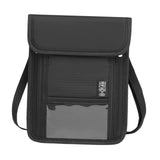 Maxbell RFID Neck Pouch Small Travel Crossbody Bag for Dating Birthday Gift Shopping Black