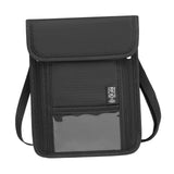 Maxbell RFID Neck Pouch Small Travel Crossbody Bag for Dating Birthday Gift Shopping Black