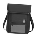 Maxbell RFID Neck Pouch Small Travel Crossbody Bag for Dating Birthday Gift Shopping Black