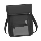 Maxbell RFID Neck Pouch Small Travel Crossbody Bag for Dating Birthday Gift Shopping Black