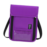 Maxbell RFID Neck Pouch Small Travel Crossbody Bag for Dating Birthday Gift Shopping Purple