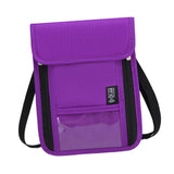 Maxbell RFID Neck Pouch Small Travel Crossbody Bag for Dating Birthday Gift Shopping Purple