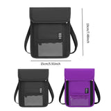 Maxbell RFID Neck Pouch Small Travel Crossbody Bag for Dating Birthday Gift Shopping Purple