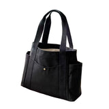 Maxbell Women Shoulder Bag Fashion Female Canvas Tote Bag for Vacation Party Outdoor Black