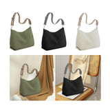 Maxbell Corduroy Tote Bag Zipper Closure Trendy Crossbody for Work Shopping Everyday Green