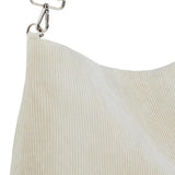 Maxbell Corduroy Tote Bag Zipper Closure Trendy Crossbody for Work Shopping Everyday Beige