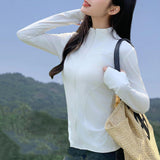 Maxbell Workout Jacket Women Lightweight Yoga Crop Tops Breathable Trendy Activewear XL White