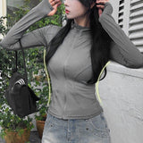 Maxbell Workout Jacket Women Lightweight Yoga Crop Tops Breathable Trendy Activewear XL Gray