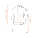 Maxbell Workout Jacket Women Lightweight Yoga Crop Tops Breathable Trendy Activewear 2XL Gray