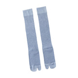 Maxbell Thin Long Tabi Sandal Socks Big Toe Separated for Women Flip Flops Accessory Blue