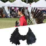 Maxbell Indian Artificial Feather Headdress Versatile Headwear for Performance Party