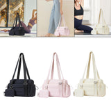 Maxbell Travel Gym Bag with Removable Small Wallet Duffle Bag for Weekend Yoga Dance Black