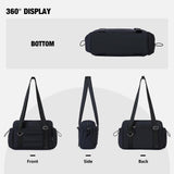Maxbell Travel Gym Bag with Removable Small Wallet Duffle Bag for Weekend Yoga Dance Black