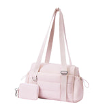 Maxbell Travel Gym Bag with Removable Small Wallet Duffle Bag for Weekend Yoga Dance Pink
