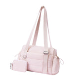 Maxbell Travel Gym Bag with Removable Small Wallet Duffle Bag for Weekend Yoga Dance Pink