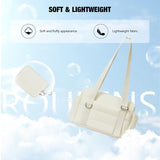 Maxbell Travel Gym Bag with Removable Small Wallet Duffle Bag for Weekend Yoga Dance Beige