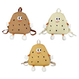 Maxbell Cookies Kids Backpack Zipper Closure Cute Rucksack for Nursery Children Gift Yellow