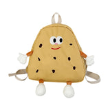 Maxbell Cookies Kids Backpack Zipper Closure Cute Rucksack for Nursery Children Gift Yellow