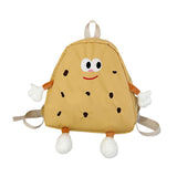 Maxbell Cookies Kids Backpack Zipper Closure Cute Rucksack for Nursery Children Gift Yellow