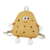 Maxbell Cookies Kids Backpack Zipper Closure Cute Rucksack for Nursery Children Gift Yellow