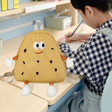 Maxbell Cookies Kids Backpack Zipper Closure Cute Rucksack for Nursery Children Gift Yellow