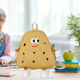 Maxbell Cookies Kids Backpack Zipper Closure Cute Rucksack for Nursery Children Gift Yellow