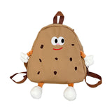 Maxbell Cookies Kids Backpack Zipper Closure Cute Rucksack for Nursery Children Gift Brown