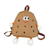 Maxbell Cookies Kids Backpack Zipper Closure Cute Rucksack for Nursery Children Gift Brown