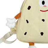 Maxbell Cookies Kids Backpack Zipper Closure Cute Rucksack for Nursery Children Gift Beige