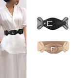 Maxbell Women Waist Belt Corset Band Retro Ladies Girls Stretch Cinch Waistband Gift Black