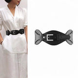 Maxbell Women Waist Belt Corset Band Retro Ladies Girls Stretch Cinch Waistband Gift Black