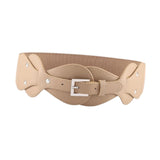 Maxbell Women Waist Belt Corset Band Retro Ladies Girls Stretch Cinch Waistband Gift Khaki