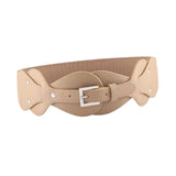 Maxbell Women Waist Belt Corset Band Retro Ladies Girls Stretch Cinch Waistband Gift Khaki