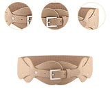 Maxbell Women Waist Belt Corset Band Retro Ladies Girls Stretch Cinch Waistband Gift Khaki