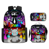 Maxbell 3 Piece Kids Backpack Cute Student School Bag for Students Elementary School