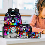 Maxbell 3 Piece Kids Backpack Cute Student School Bag for Students Elementary School