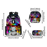 Maxbell 3 Piece Kids Backpack Cute Student School Bag for Students Elementary School