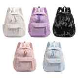 Maxbell Kids Backpack Chic Large Capacity Book Bag for Middle High School Boys Girls Pink