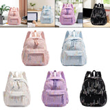 Maxbell Kids Backpack Chic Large Capacity Book Bag for Middle High School Boys Girls Pink