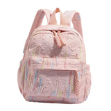 Maxbell Kids Backpack Chic Large Capacity Book Bag for Middle High School Boys Girls Pink