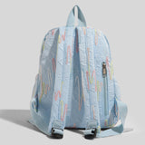 Maxbell Kids Backpack Chic Large Capacity Book Bag for Middle High School Boys Girls Blue