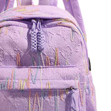 Maxbell Kids Backpack Chic Large Capacity Book Bag for Middle High School Boys Girls Purple