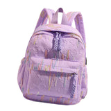 Maxbell Kids Backpack Chic Large Capacity Book Bag for Middle High School Boys Girls Purple